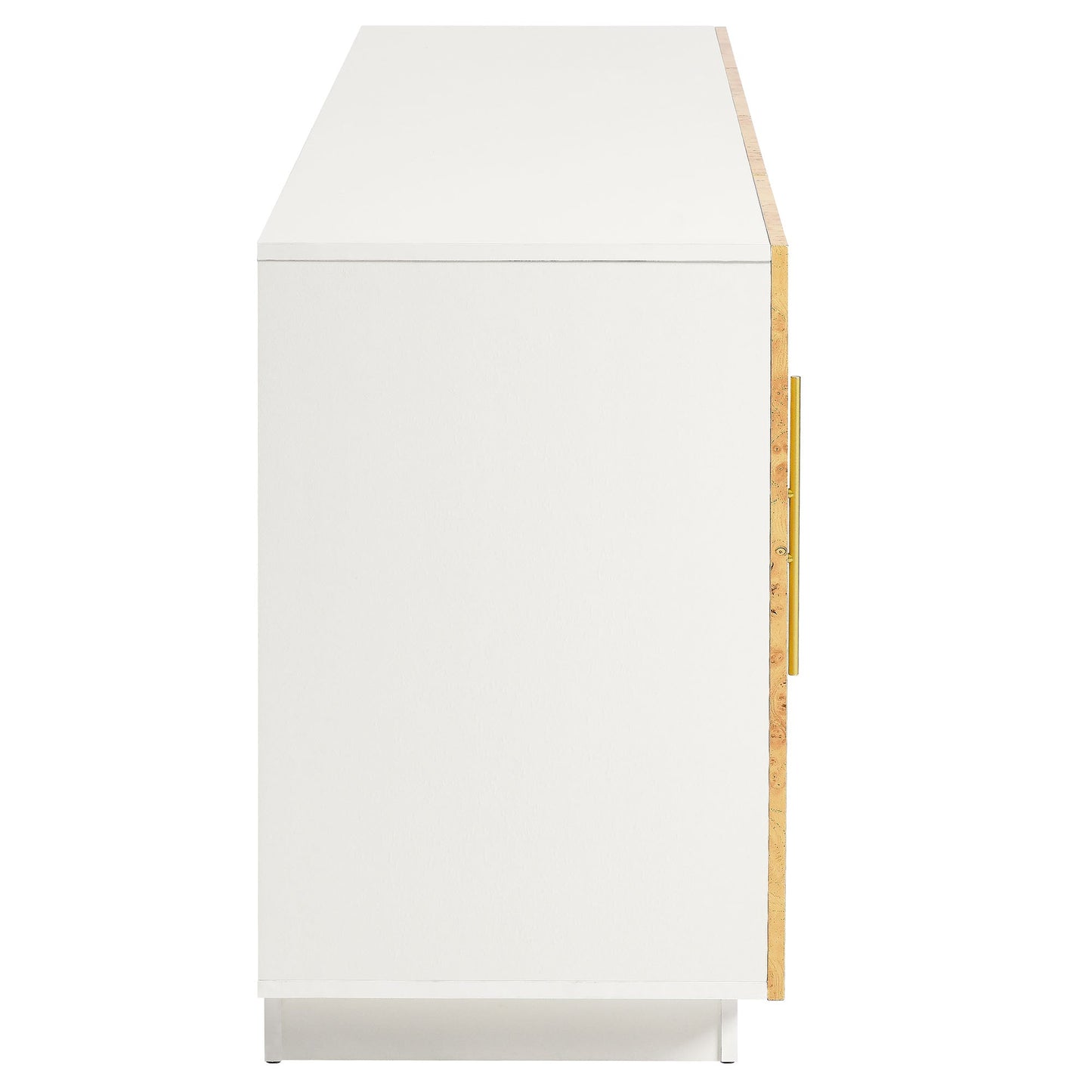 Abel 69 Inch Burl Wood Sideboard Buffet TV Stand