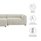 Liana  Left-Facing Upholstered Fabric Modular Sofa with Chaise