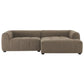 Liana  Right-Facing Upholstered Fabric Modular Sofa with Chaise