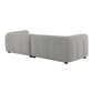 Liana  Right-Facing Upholstered Fabric Modular Sofa with Chaise