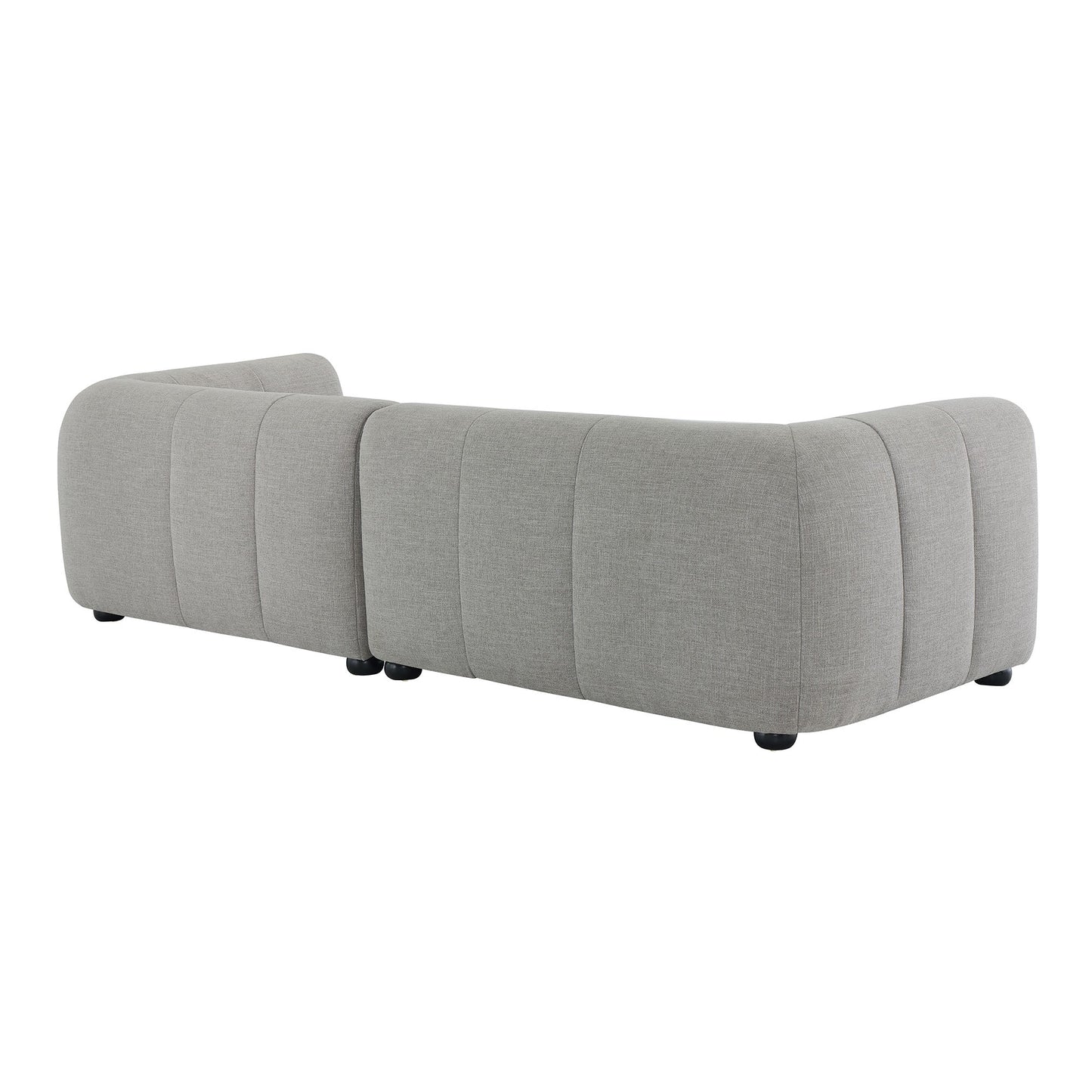 Liana  Right-Facing Upholstered Fabric Modular Sofa with Chaise