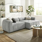 Liana  Right-Facing Upholstered Fabric Modular Sofa with Chaise