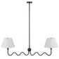 Wave Squiggle 2-Arm Pendant Light