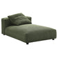 Solace 2-Piece Modular Corduroy Upholstered Sectional Sofa With Chaise