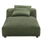 Solace 2-Piece Modular Corduroy Upholstered Sectional Sofa With Chaise