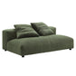 Solace 2-Piece Modular Corduroy Upholstered Sectional Sofa With Chaise