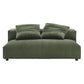 Solace 2-Piece Modular Corduroy Upholstered Sectional Sofa With Chaise