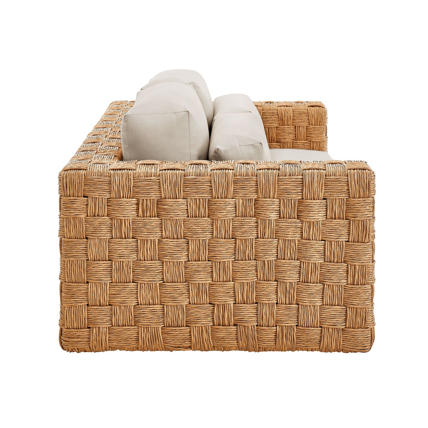 Thames  Outdoor Patio Wicker Rattan Loveseat