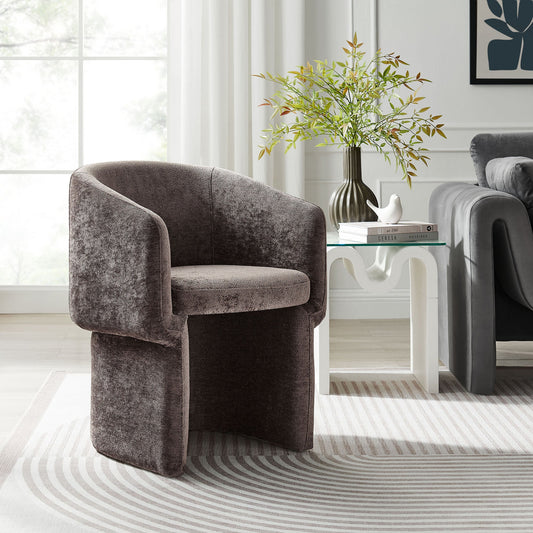 Verity  Chenille  Dining Armchair