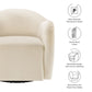 Compose Performance Velvet Swivel Armchair