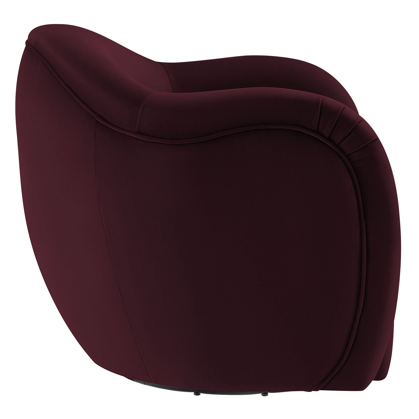 Compose Performance Velvet Swivel Armchair