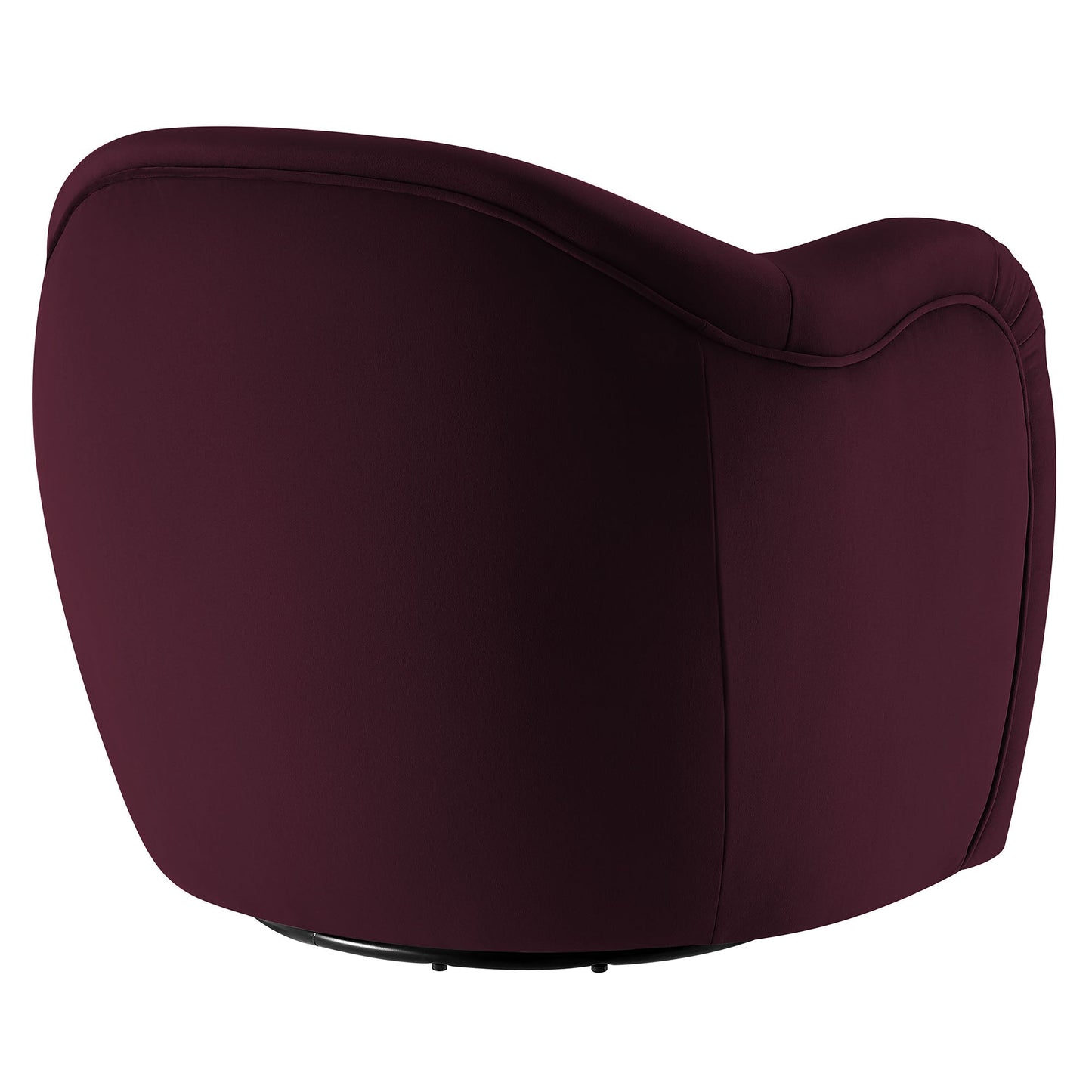 Compose Performance Velvet Swivel Armchair