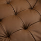 Valour Tufted Vegan Leather Accent Armchair