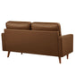 Valour Tufted Vegan Leather Loveseat