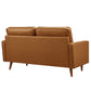 Valour Tufted Vegan Leather Loveseat