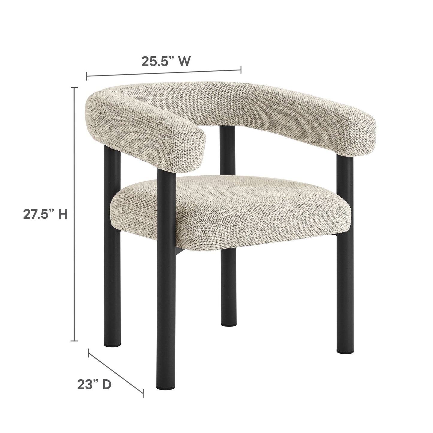 Nautica 5-Piece Round Outdoor Patio Aluminum Dining Table and Chairs Set