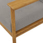 Wren Outdoor Patio Teak Wood Sofa