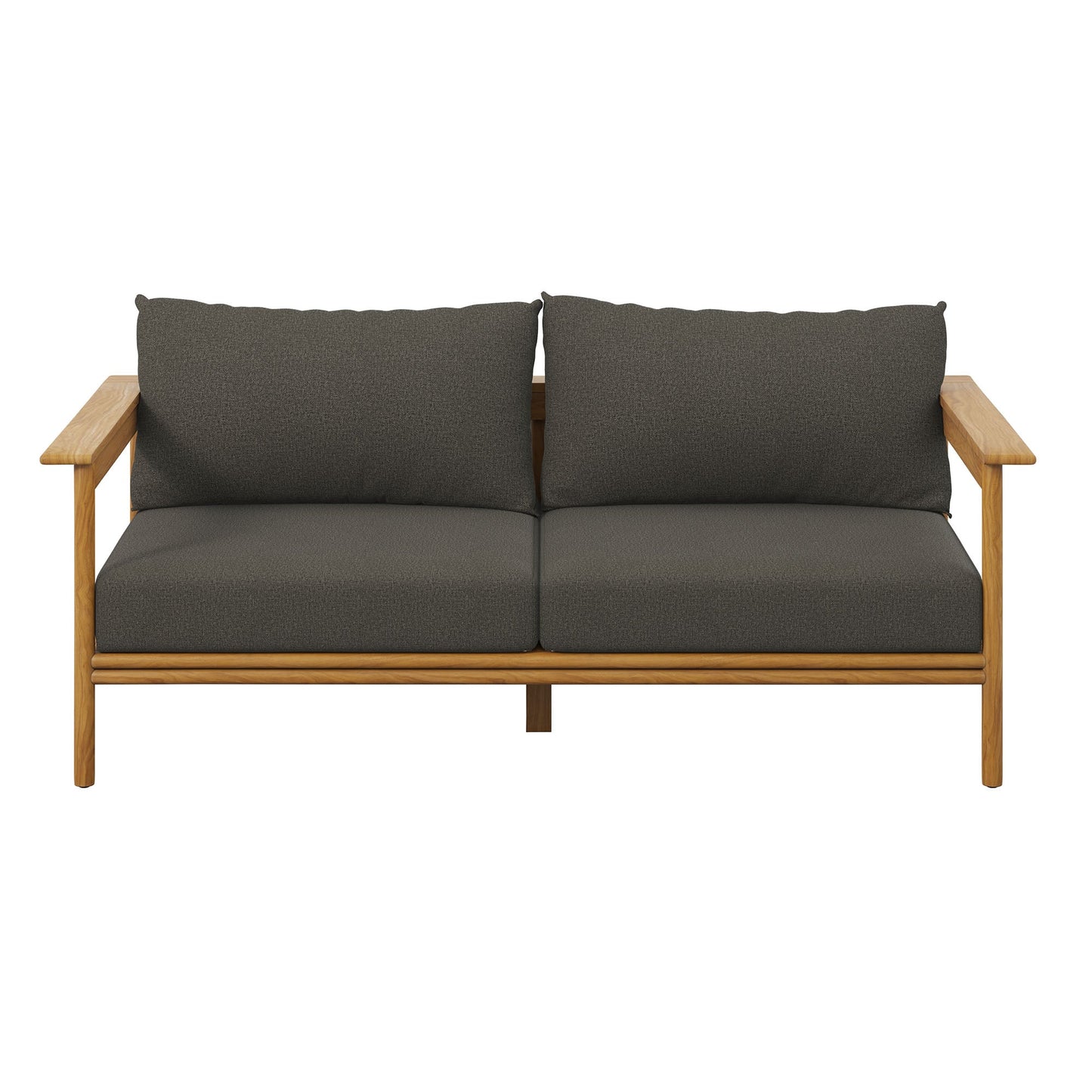 Wren Outdoor Patio Teak Wood Sofa