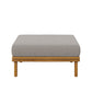 Wren Outdoor Patio Teak Wood Ottoman