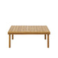 Wren Outdoor Patio Teak Wood Coffee Table