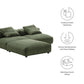 Solace 3-Piece Modular Corduroy Upholstered Sectional Sofa