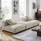 Solace 3-Piece Modular Upholstered Fabric Sectional Sofa