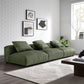 Solace 3-Piece Modular Corduroy Upholstered Sofa
