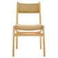 Wynn Rope and Wood Dining Side Chairs Set of 2