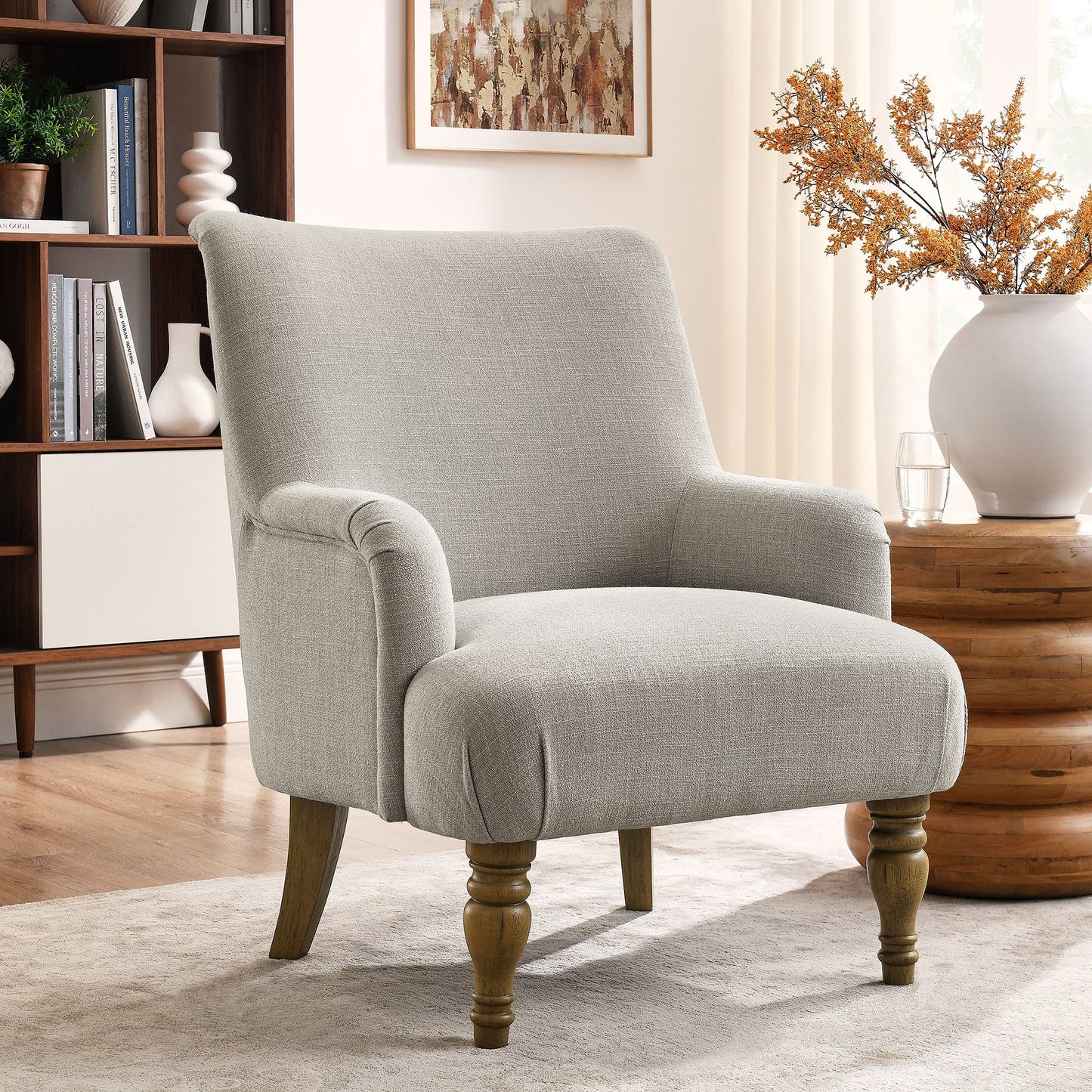 Ellington Fabric Upholstered Accent Armchair