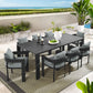 Tahoe 9-Piece Outdoor Patio Aluminum Dining Set