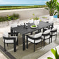Tahoe 9-Piece Outdoor Patio Aluminum Dining Set