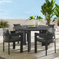 Tahoe 5-Piece Outdoor Patio Aluminum Dining Set