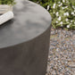 Brion Round Indoor - Outdoor Patio Concrete Coffee Table