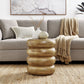 Ellery Round Stacked Wood Side Table