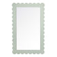 Emmeline Scalloped Rectangle Wall Mirror