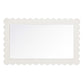 Emmeline Scalloped Rectangle Wall Mirror
