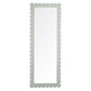 Emmeline Scalloped Rectangle Floor Mirror