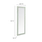 Emmeline Scalloped Rectangle Floor Mirror