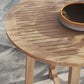 Wellspring 36" Outdoor Patio Teak Wood Bar Table