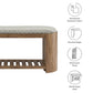 Ashby 45" Geometric Upholstered Bench