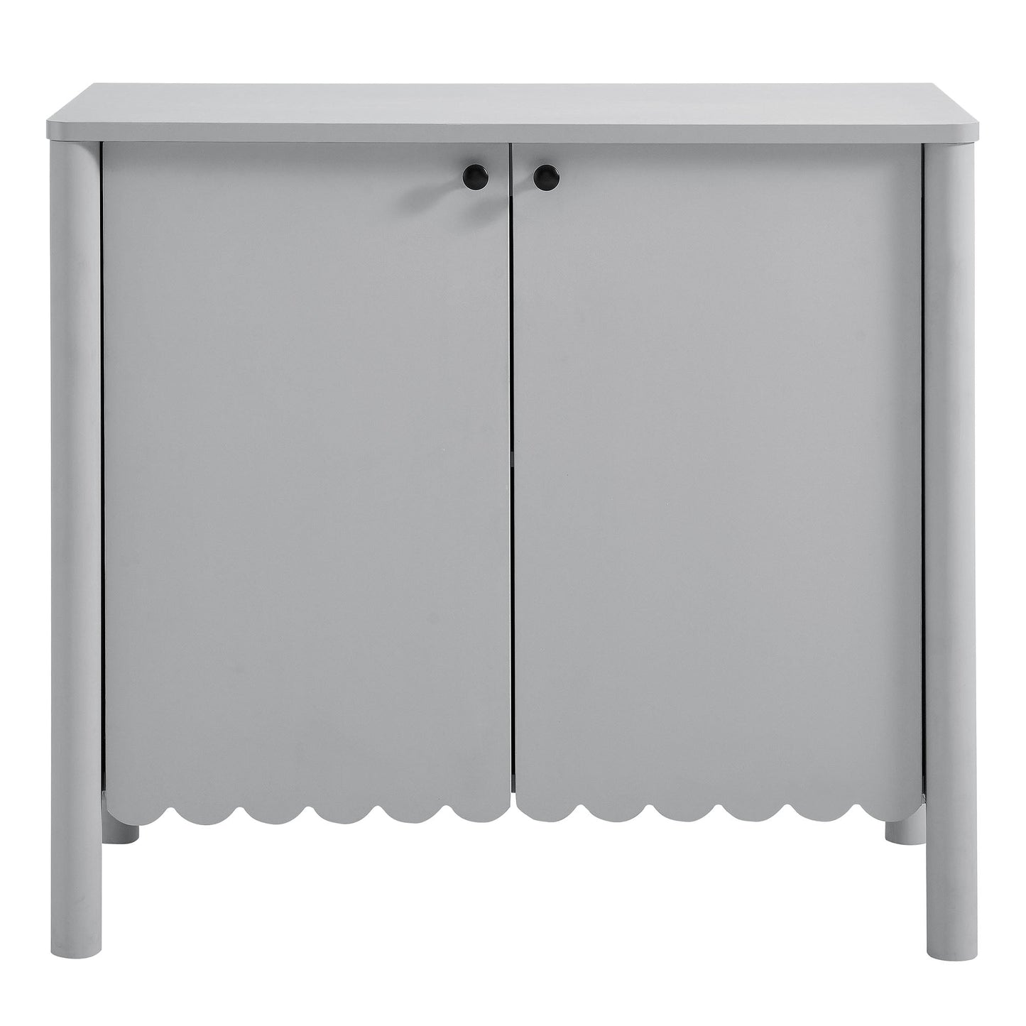 Emmeline 35" 2-Door Scalloped Sideboard Cabinet