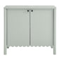 Emmeline 35" 2-Door Scalloped Sideboard Cabinet