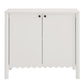 Emmeline 35" 2-Door Scalloped Sideboard Cabinet
