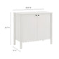 Emmeline 35" 2-Door Scalloped Sideboard Cabinet