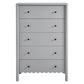 Emmeline Scalloped 5-Drawer Chest