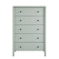 Emmeline Scalloped 5-Drawer Chest