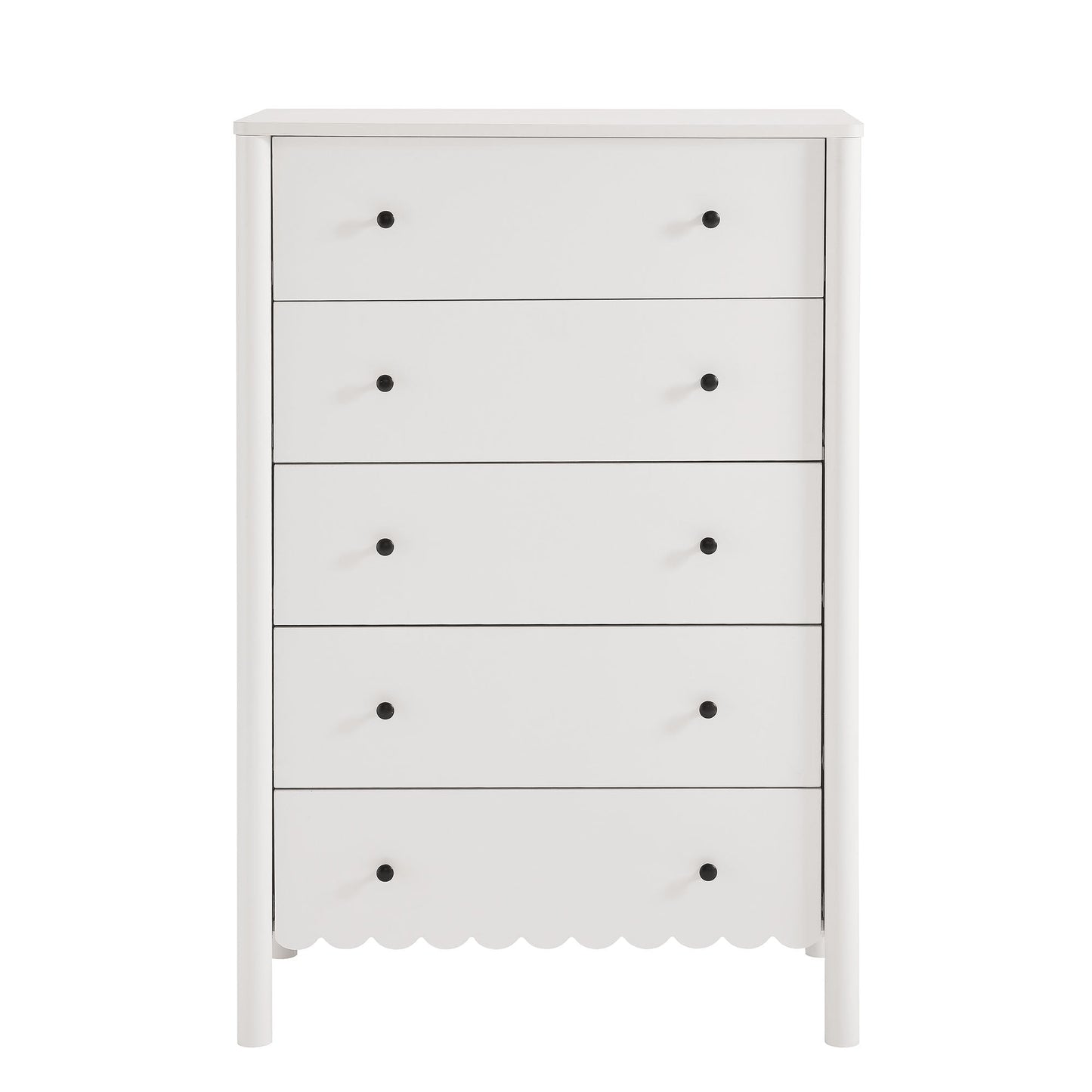 Emmeline Scalloped 5-Drawer Chest