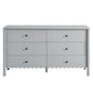 Emmeline Scalloped 6-Drawer Dresser