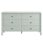 Emmeline Scalloped 6-Drawer Dresser