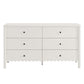 Emmeline Scalloped 6-Drawer Dresser
